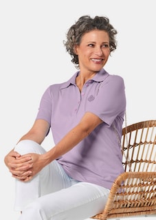 Comfortabel poloshirt met stretch thumbnail 4