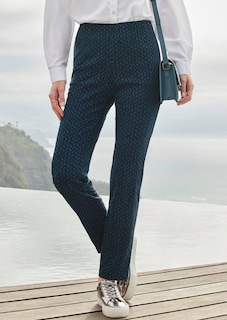Jacquardhose mit Stretch thumbnail 7