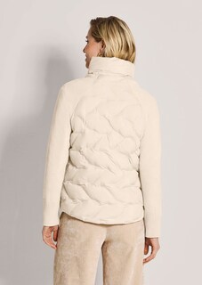 Steppjacke mit Strickärmeln und Stehkragen thumbnail 4