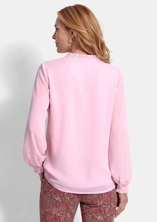Bluse aus Krepp-Qualität mit Rüschen thumbnail 3