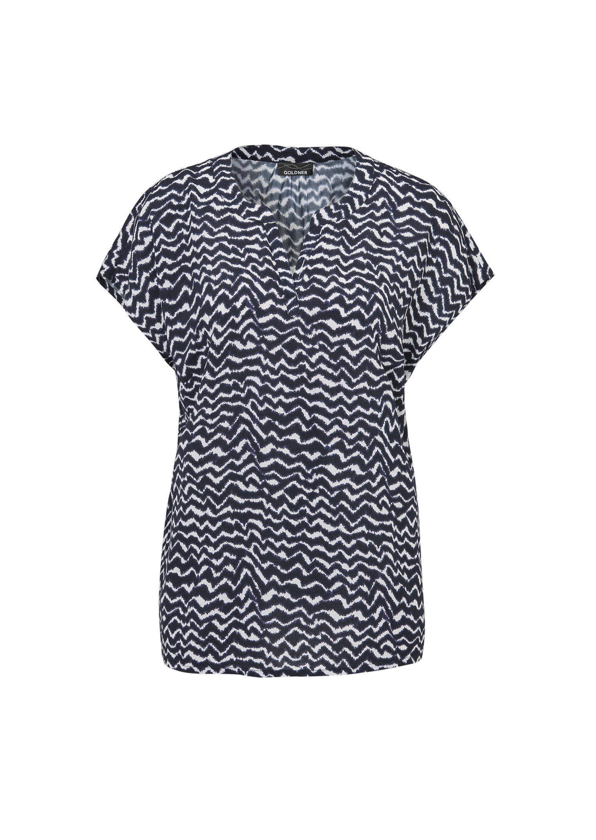 Bluse mit Tunika Ausschnitt