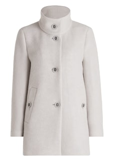 Manteau laineux élégant, avec col montant thumbnail 7