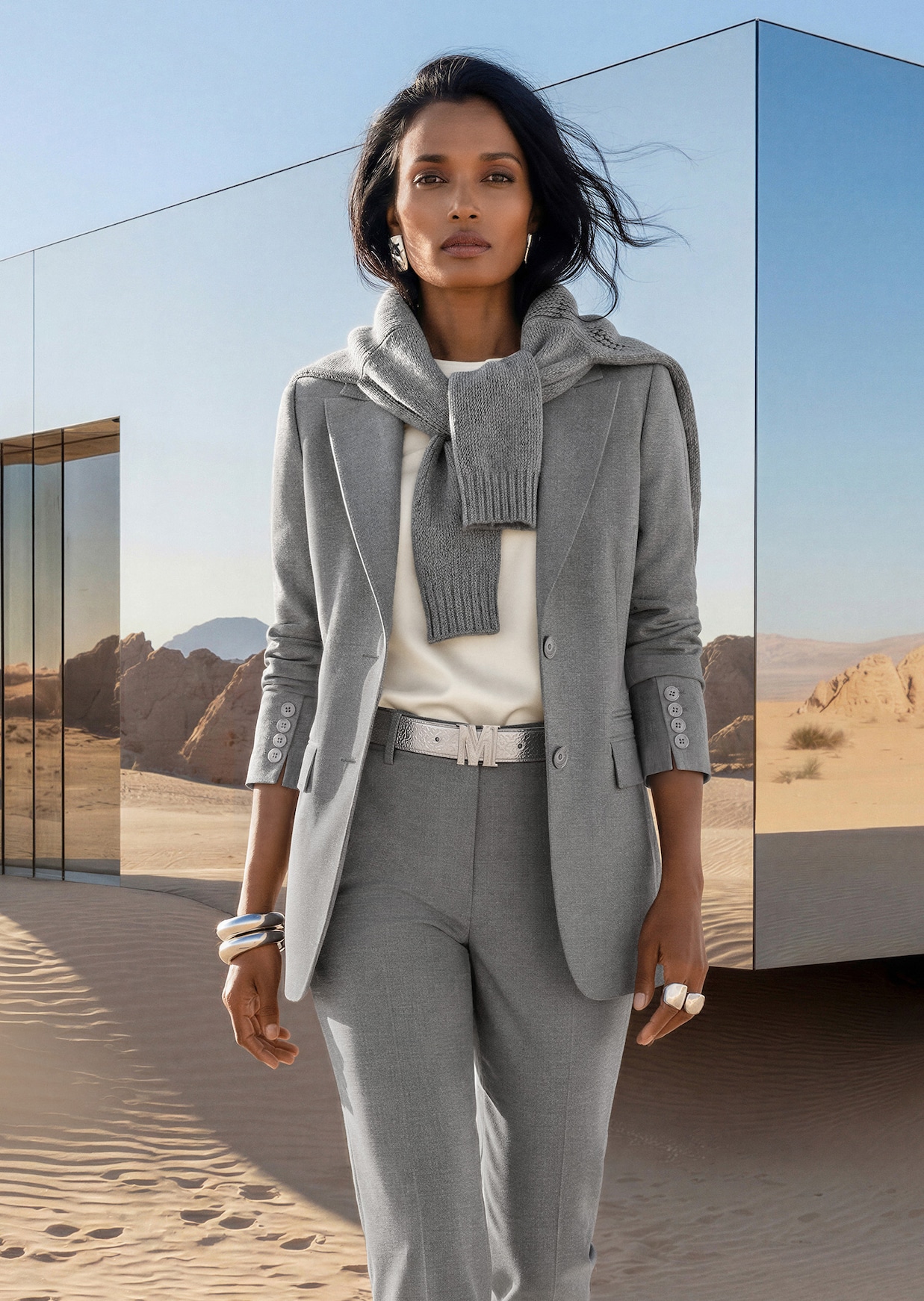 Elegante leren riem