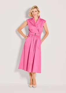 Ärmelloses Sommerkleid mit Raffungen thumbnail 2