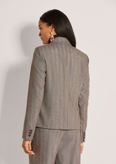 Blazer croisé à fines rayures discrètes thumbnail 4