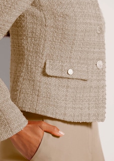 Kurzer Tweed-Blazer thumbnail 6