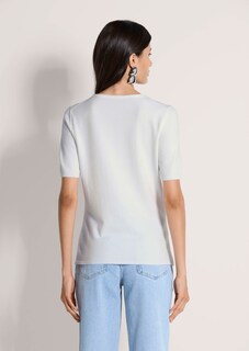 Feinstrick-Pullover mit kurzem Arm thumbnail 3