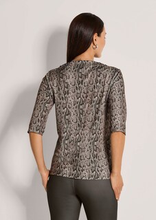 Gemustertes Shirt mit 3/4-Arm thumbnail 2
