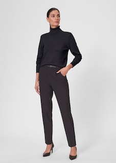 Pull en maille fine avec viscose et élasthanne thumbnail 3
