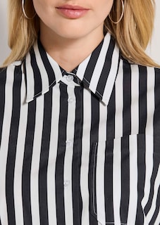 Katoenen blouse met strepen thumbnail 6