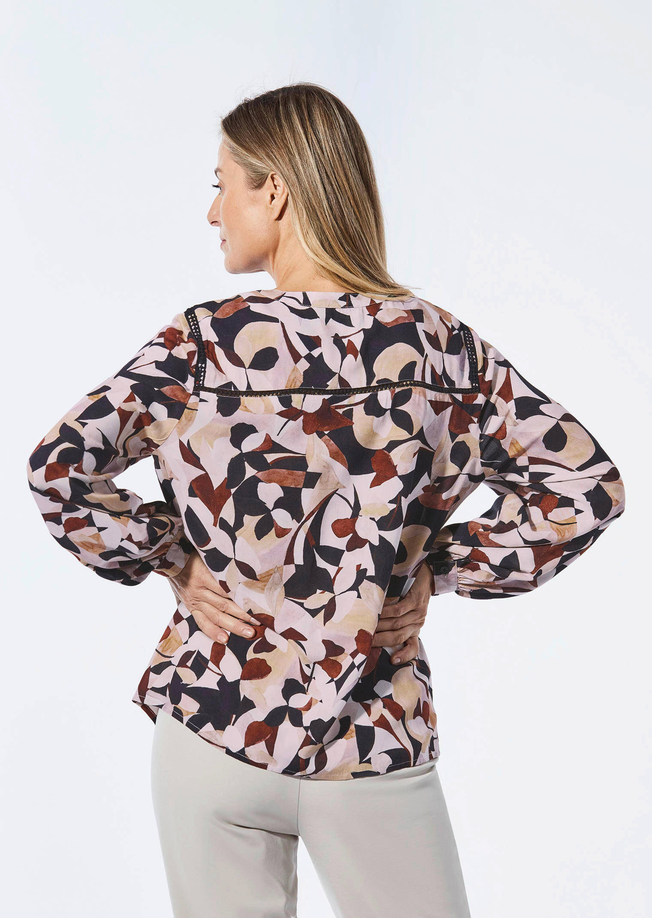Blouse met tuniekhals thumbnail 4