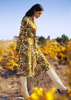 Hemdblusenkleid mit Floral-Print thumbnail 1