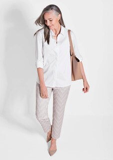 Blouse classique avec manches à retrousser thumbnail 4