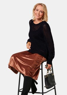 Elegante pullover in netlook met pailletten thumbnail 4