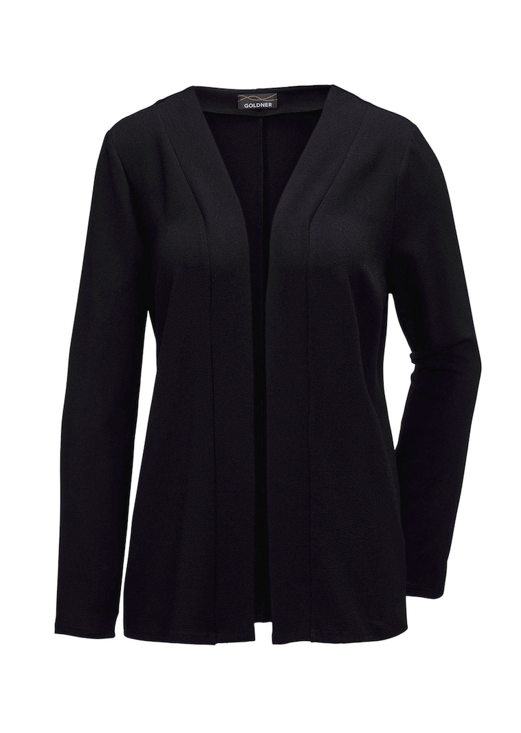Schicke Crêpe-Longjacke