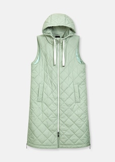 Lange Steppweste in Oversized-Form thumbnail 7
