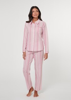 Pyjama mit edlem Webstreifen thumbnail 2