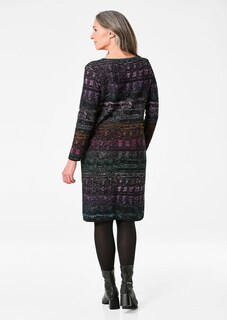 Strickkleid mit Allover-Jacquardmuster thumbnail 3