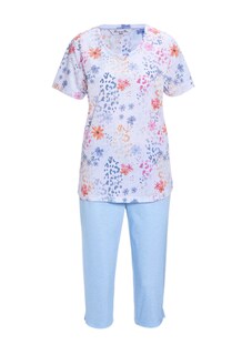 Pyjama met halflange mouwen en 3/4-broek thumbnail 4
