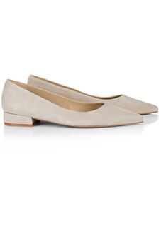 Spitze Ballerinas aus Veloursleder thumbnail 2