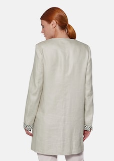 Lange blazer. Zuiver linnen thumbnail 4
