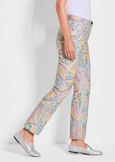 Gemusterte Hose LOUISA thumbnail 4