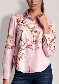 Cotton shirt featuring a floral print thumbnail 6