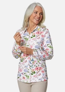 Ausdrucksstarke Jerseybluse mit Stretchanteil thumbnail 1