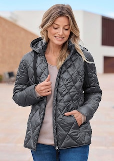 Steppjacke mit Rautenmuster thumbnail 7