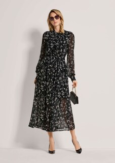 Langes Kleid in Wickeloptik thumbnail 5