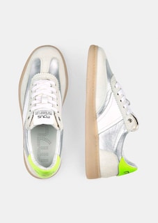 Leather trainers with a shimmer finish thumbnail 2