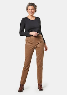 Corduroy broek met elastische band thumbnail 2