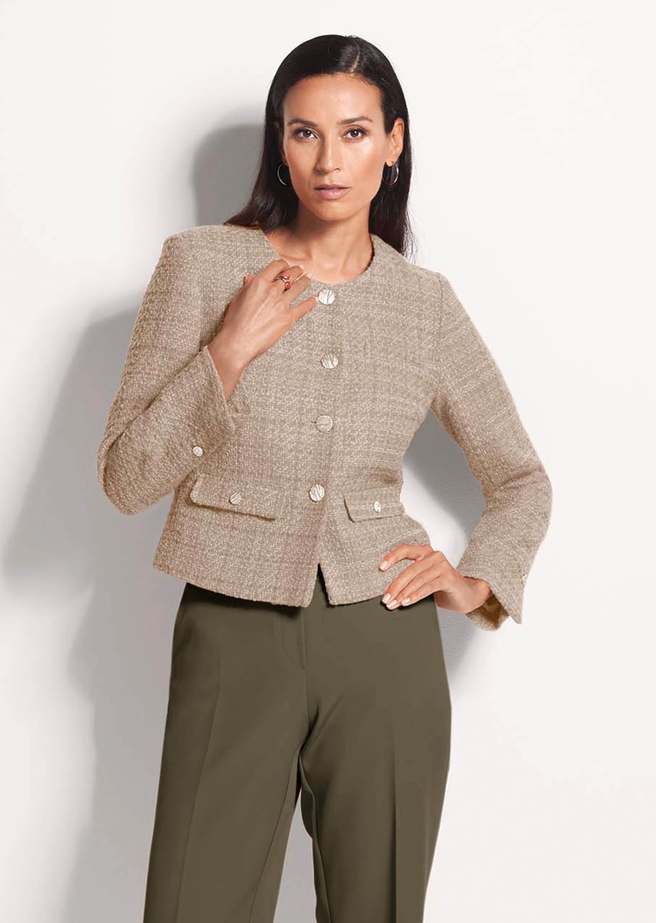 Korte tweed blazer