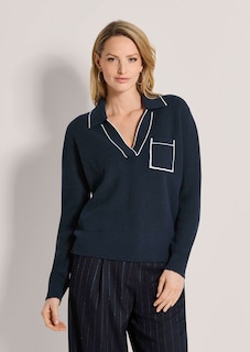 Strickpullover im Polo-Style thumbnail 2