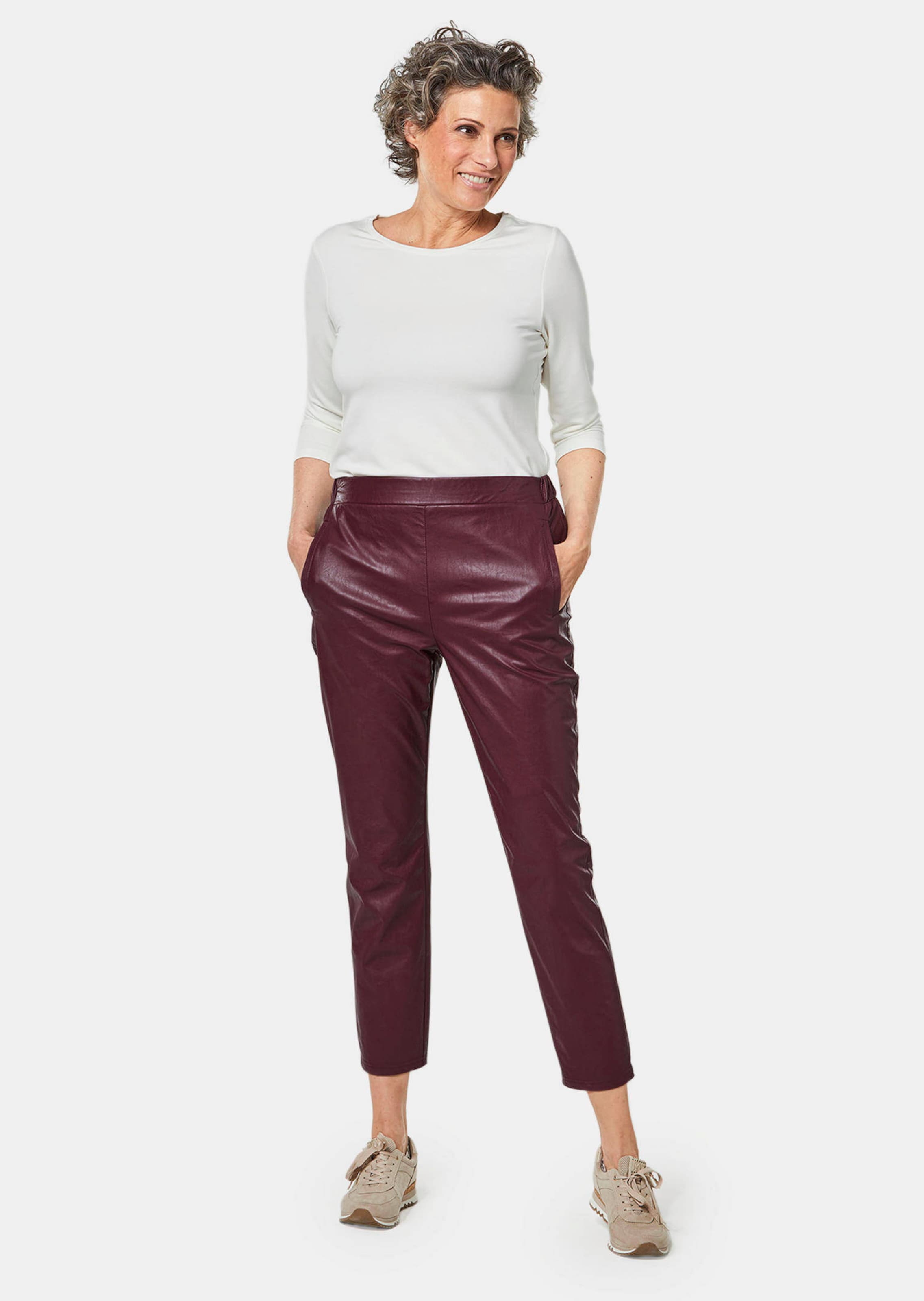 Bequeme Schlupfhose in Lederoptik thumbnail 2