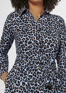Hemdblusenkleid mit Animal-Print thumbnail 6