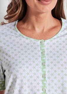 Pyjama mit Halbarm und 3/4-Hose thumbnail 3