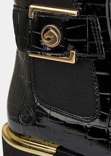 Bottines aspect vernis thumbnail 3