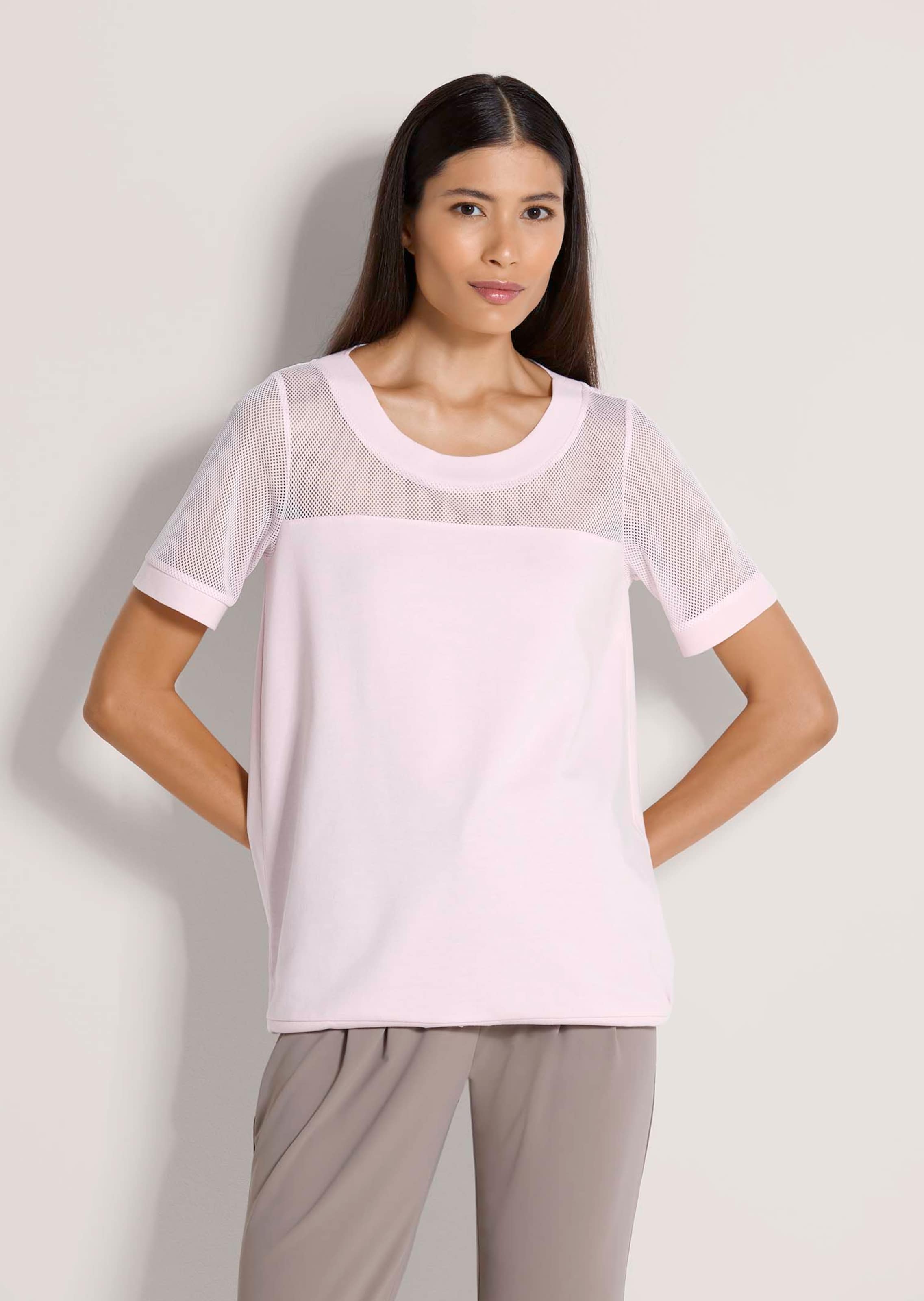 Shirt mit Netz-Einsätzen
