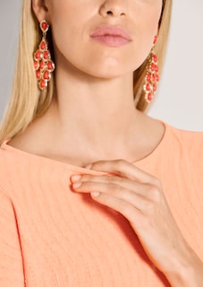 Structured shirt with boat neckline thumbnail 6