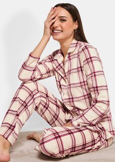 Pyjama van flanel met geruit dessin thumbnail 3