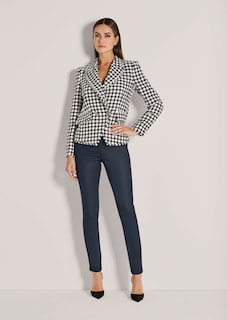 Bouclé-Blazer mit Glanz-Effekt thumbnail 3