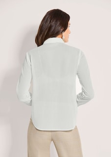 Transparente Baumwollbluse mit Stickerei thumbnail 4