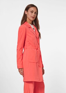 Lange Jacke mit Bindegürtel thumbnail 5