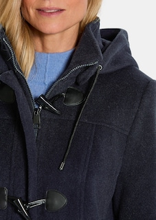 Duffelse coat met capuchon thumbnail 5