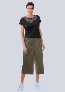 Culotte Hose mit weitem Beinverlauf thumbnail 3
