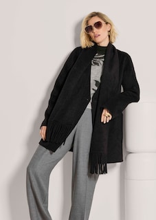 Manteau double face avec écharpe amovible thumbnail 5