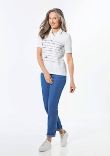 Poloshirt mit maritimem Druck thumbnail 2