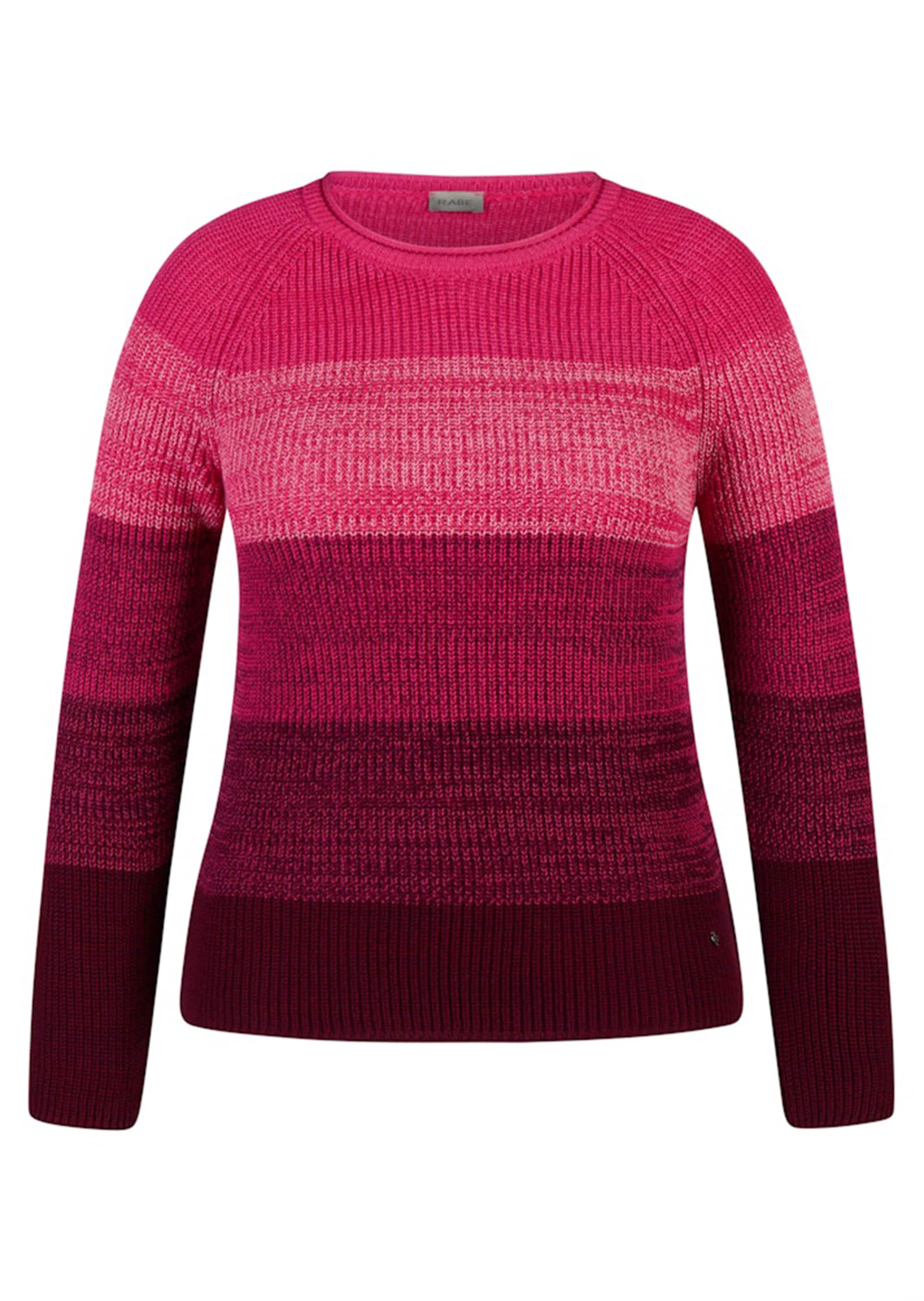 Tricot pullover met blokstrepen
