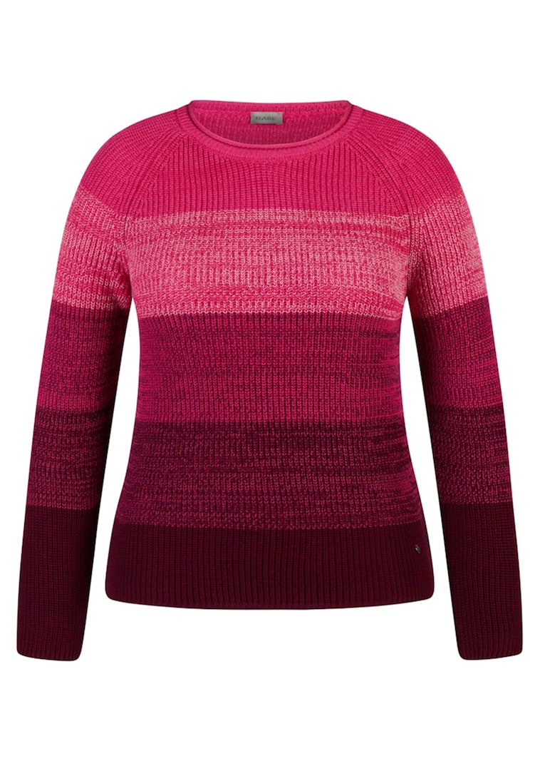 Strickpullover mit Blockstreifen